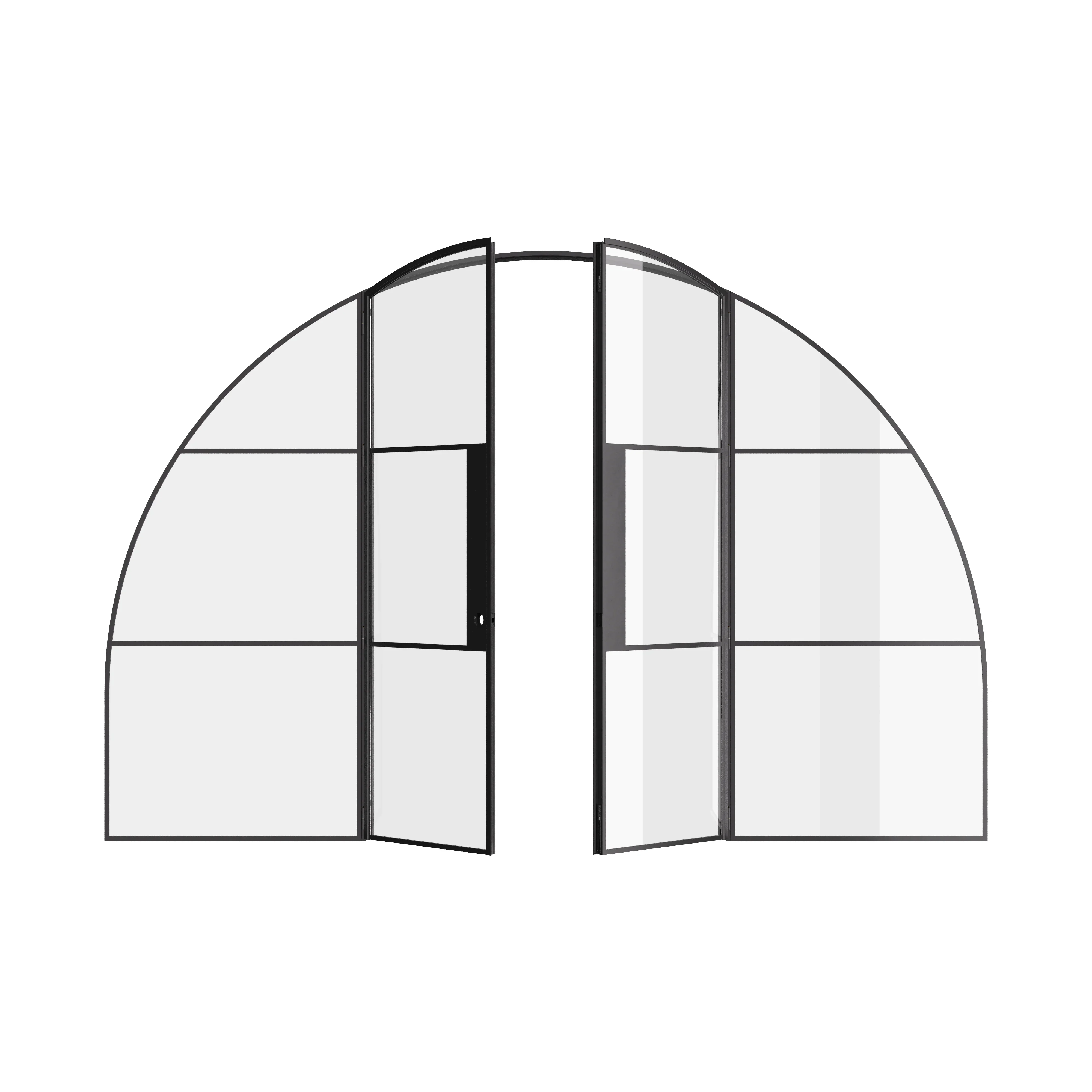 Air 4 Wide Interior with Side Windows - Double Full Arch | Standard Sizes - Image 4