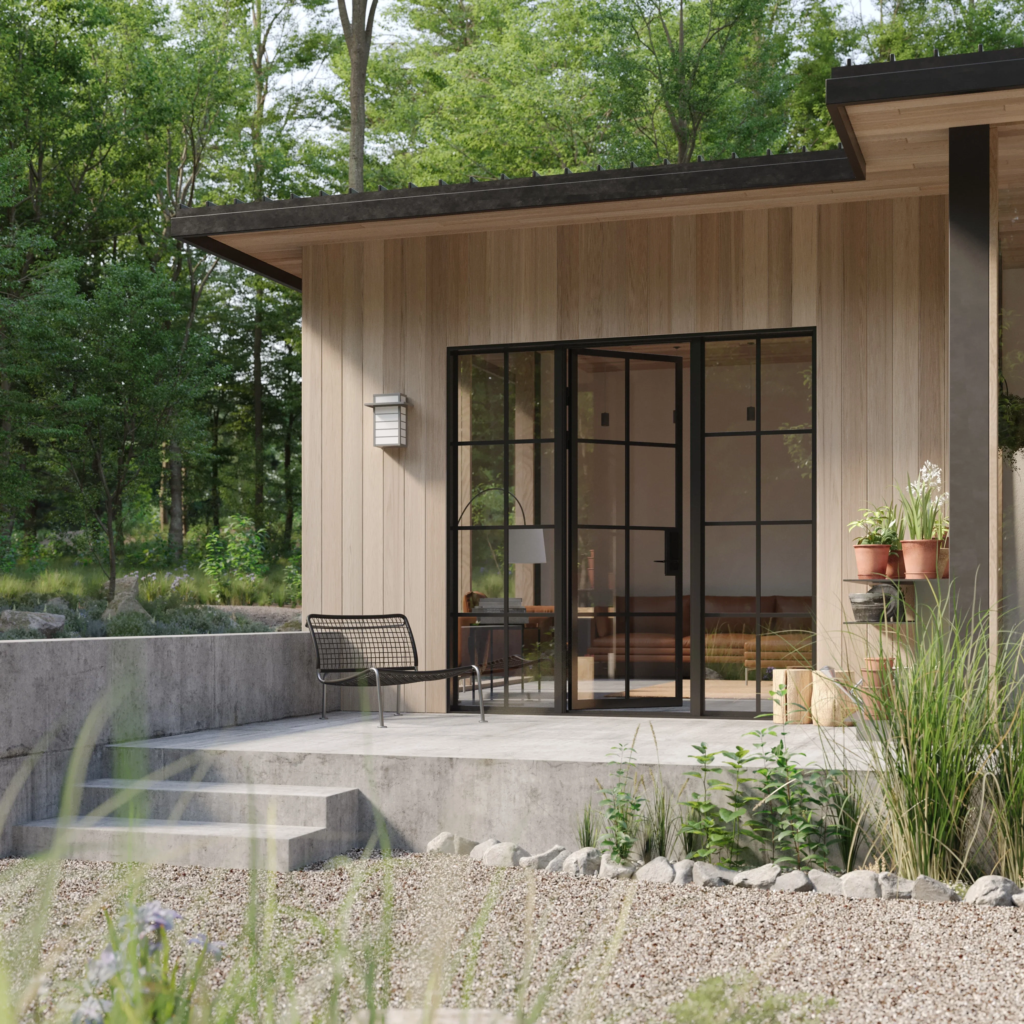 Air 5 with Thermal Break and Side Windows - Single Flat | Standard Sizes - Image 3
