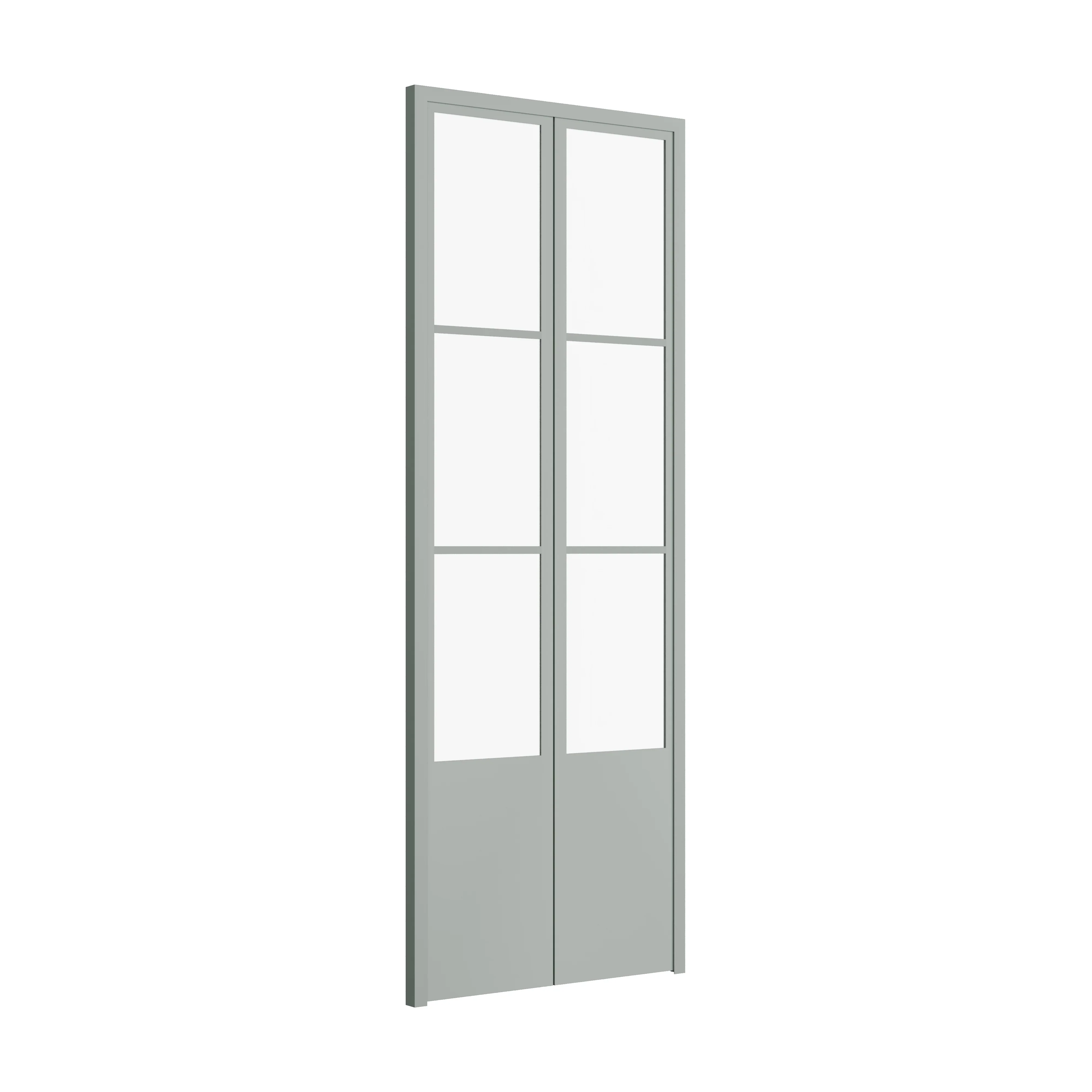 Air Pantry with Kickplate - Double Flat in Montecito Mint - Image 3