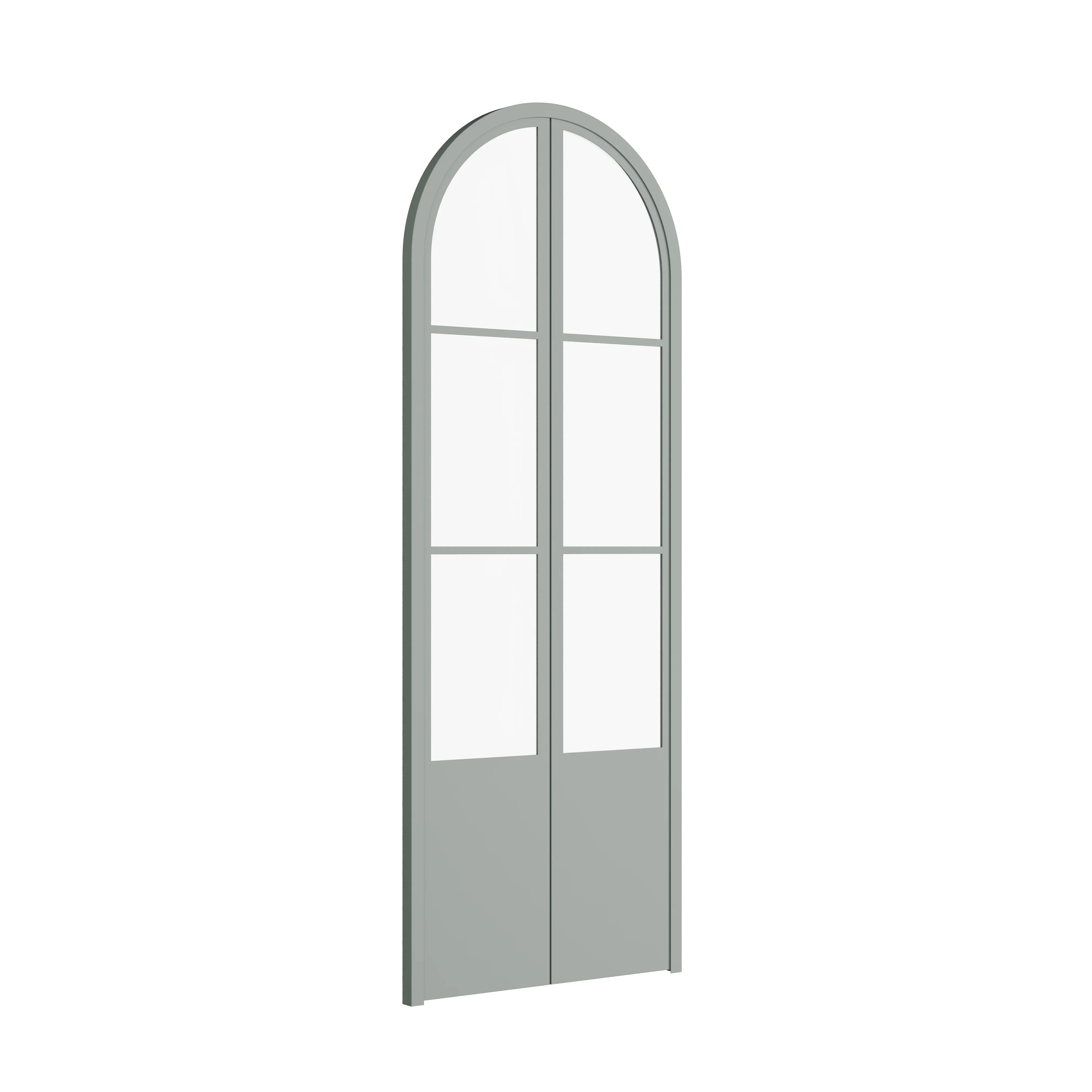Air Pantry with Kickplate - Double Full Arch in Montecito Mint - Image 3