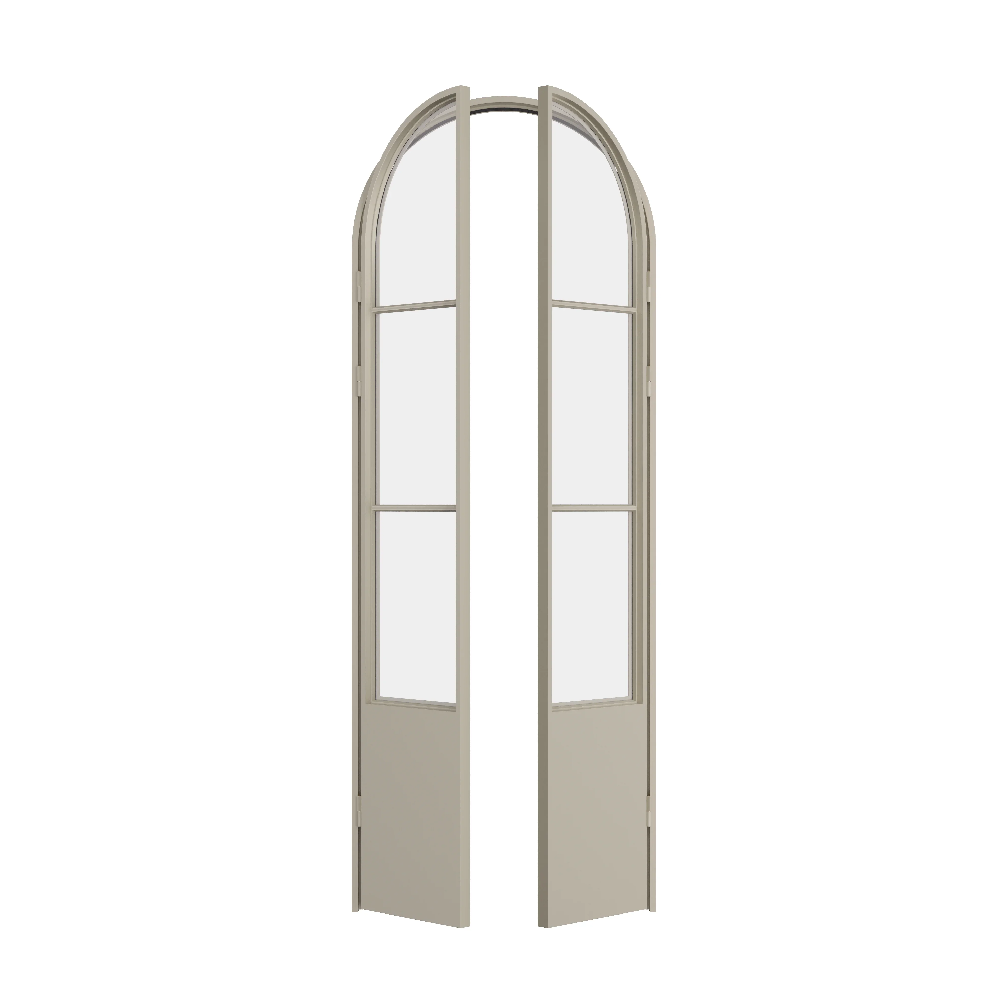 Air Pantry with Kickplate - Double Full Arch in Palm Desert Sand - Image 4
