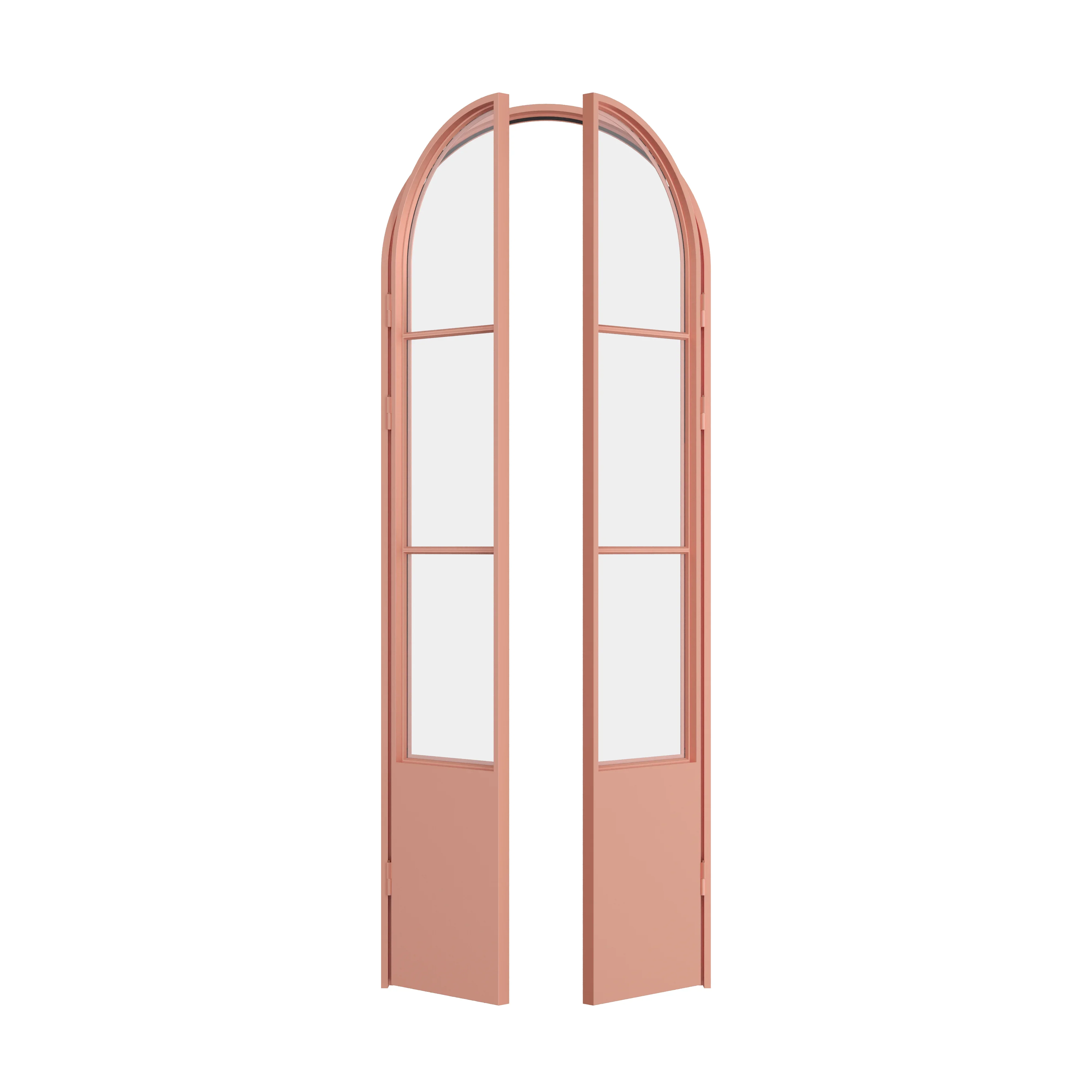 Air Pantry with Kickplate - Double Full Arch in Sunset Pink - Image 4