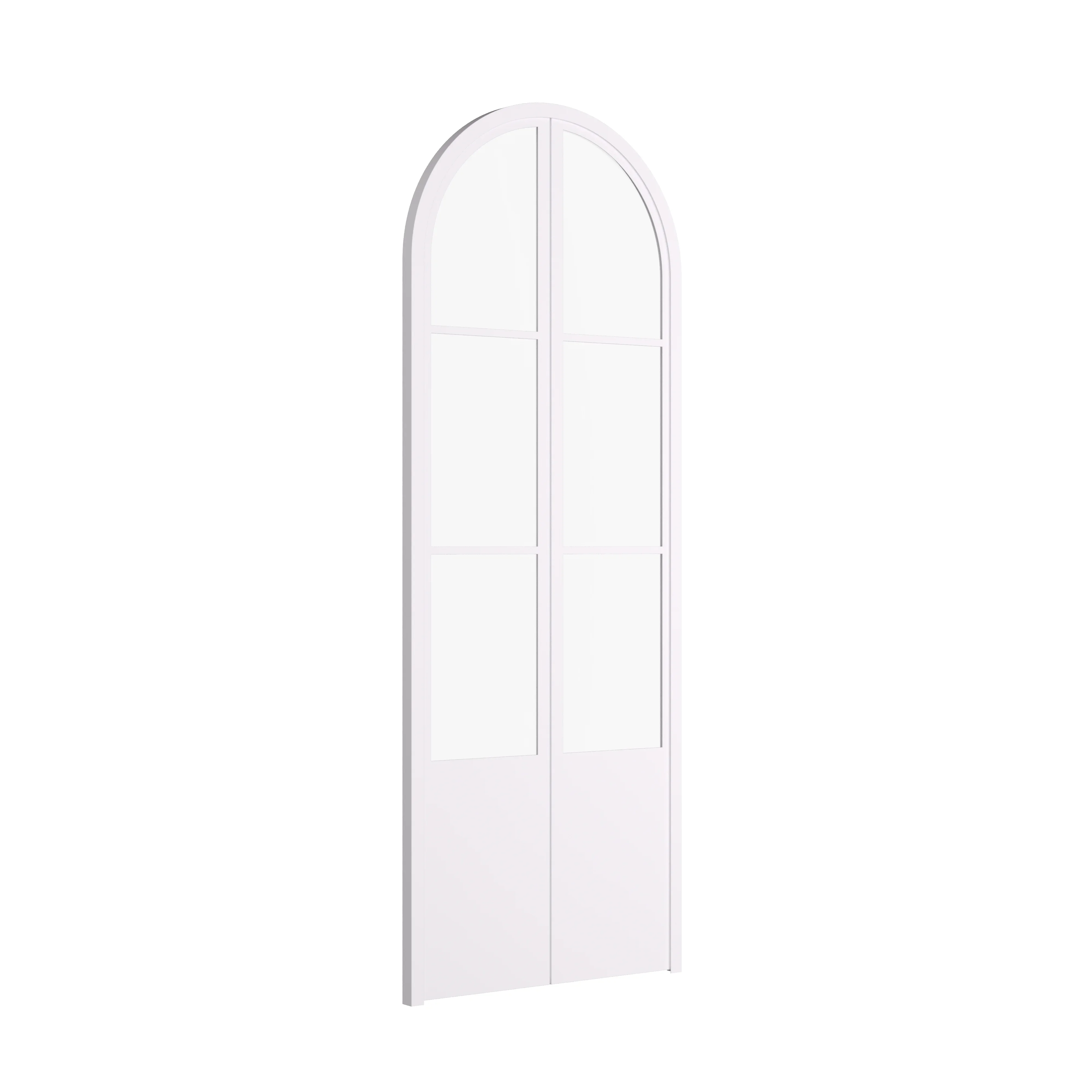 Air Pantry with Kickplate - Double Full Arch in White - Image 3