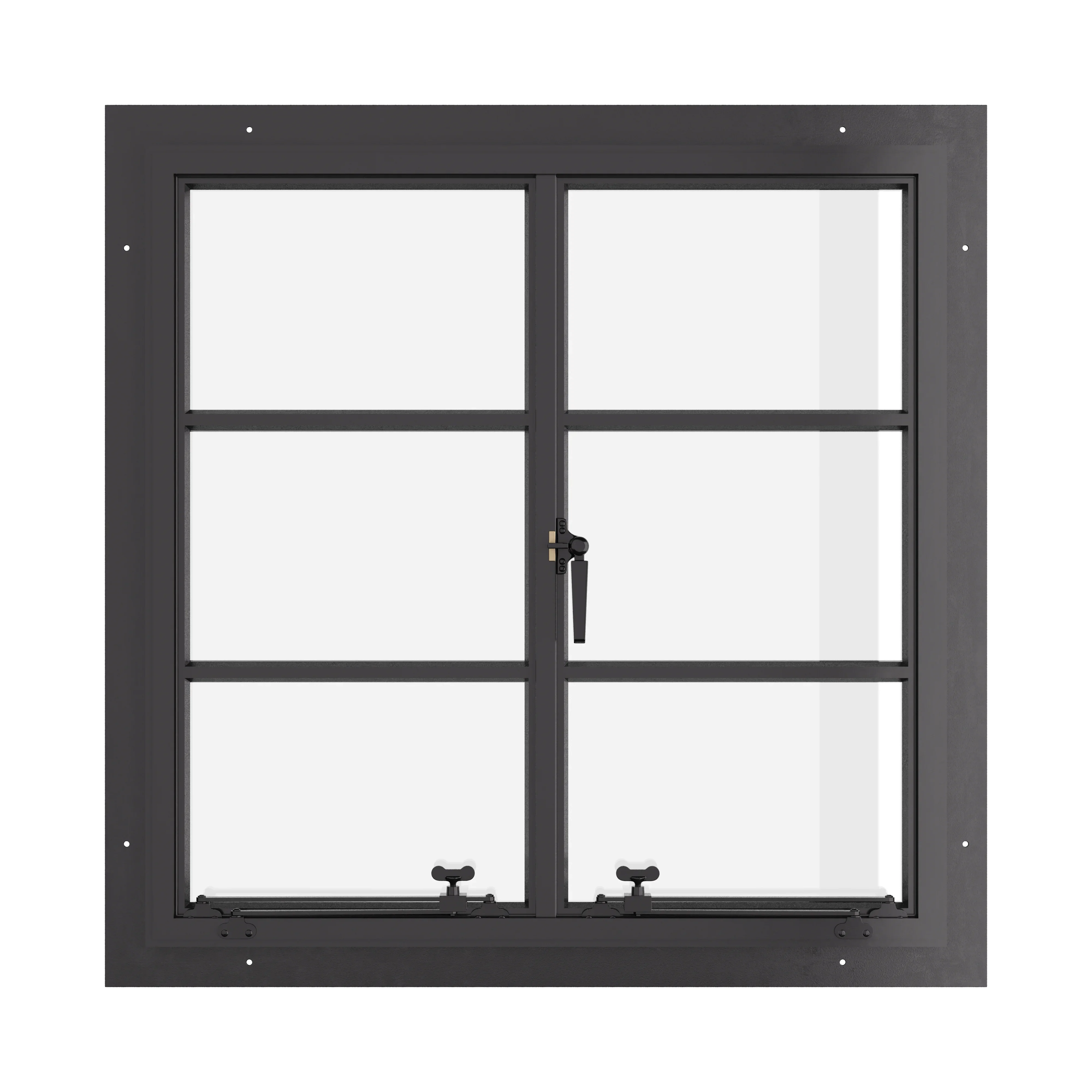 Air Window 0V 2H with Thermal Break - Double Casement Square - Image 5