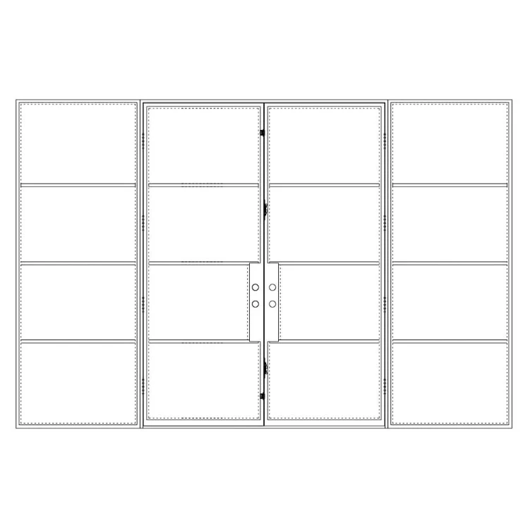 Custom Air 4 with Side Windows - Double Flat | Clearance