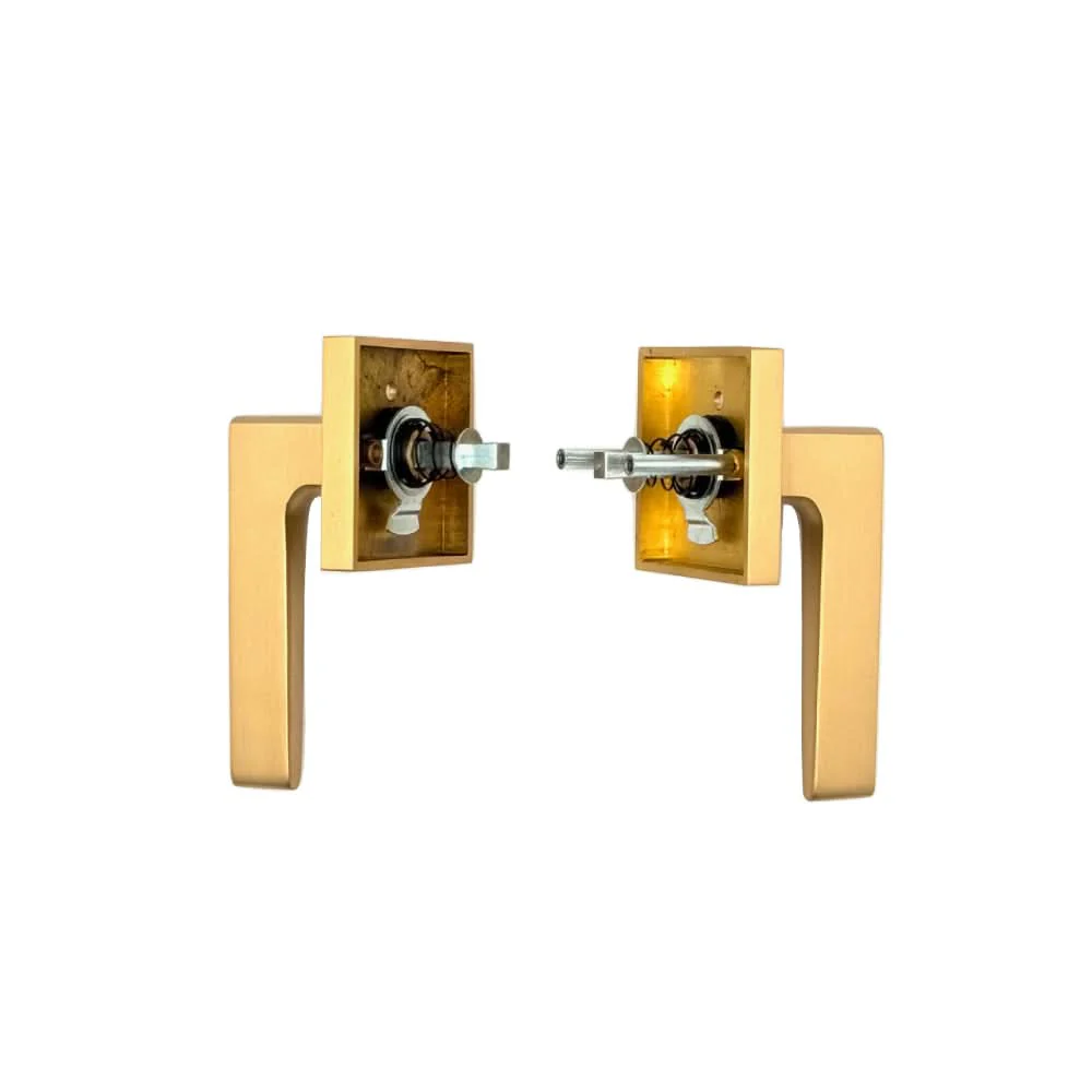 Pinkys Privacy Lever in Brass - Image 4